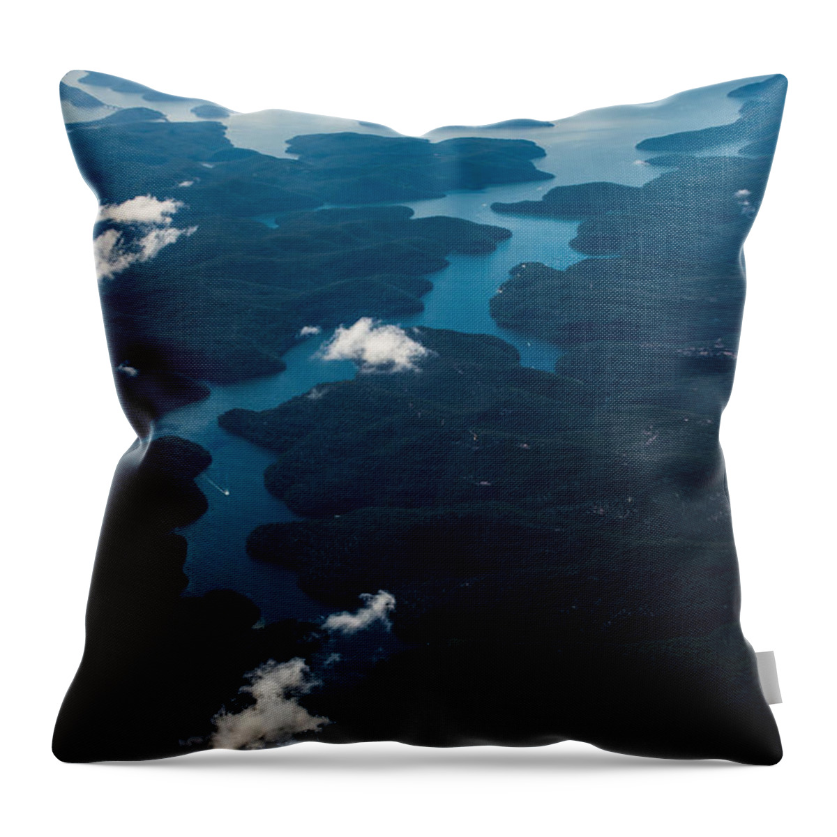 Sydney Throw Pillow featuring the photograph River From The Sky by Parker Cunningham