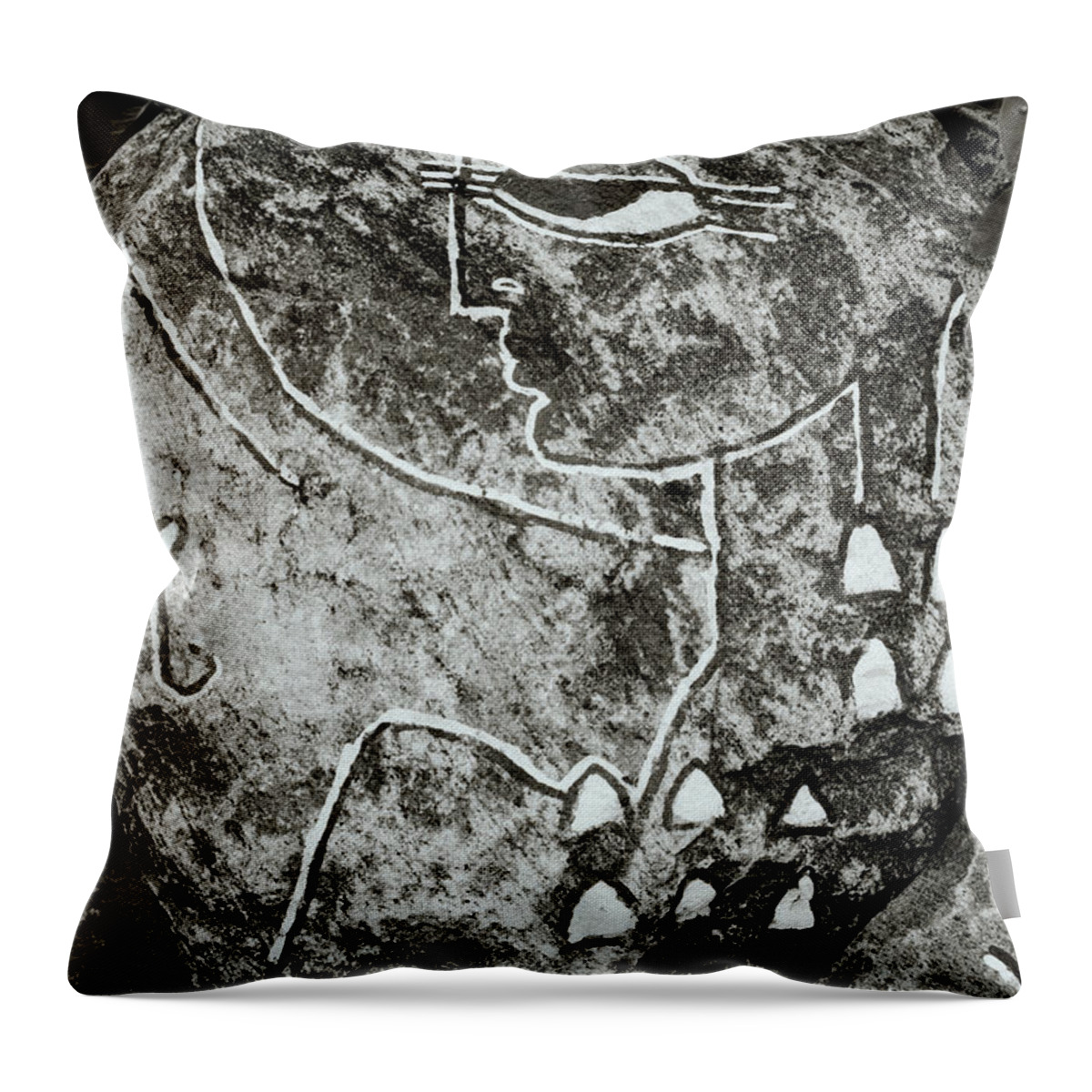 Cubist Throw Pillow featuring the photograph Surreal Lady by Shaun Higson