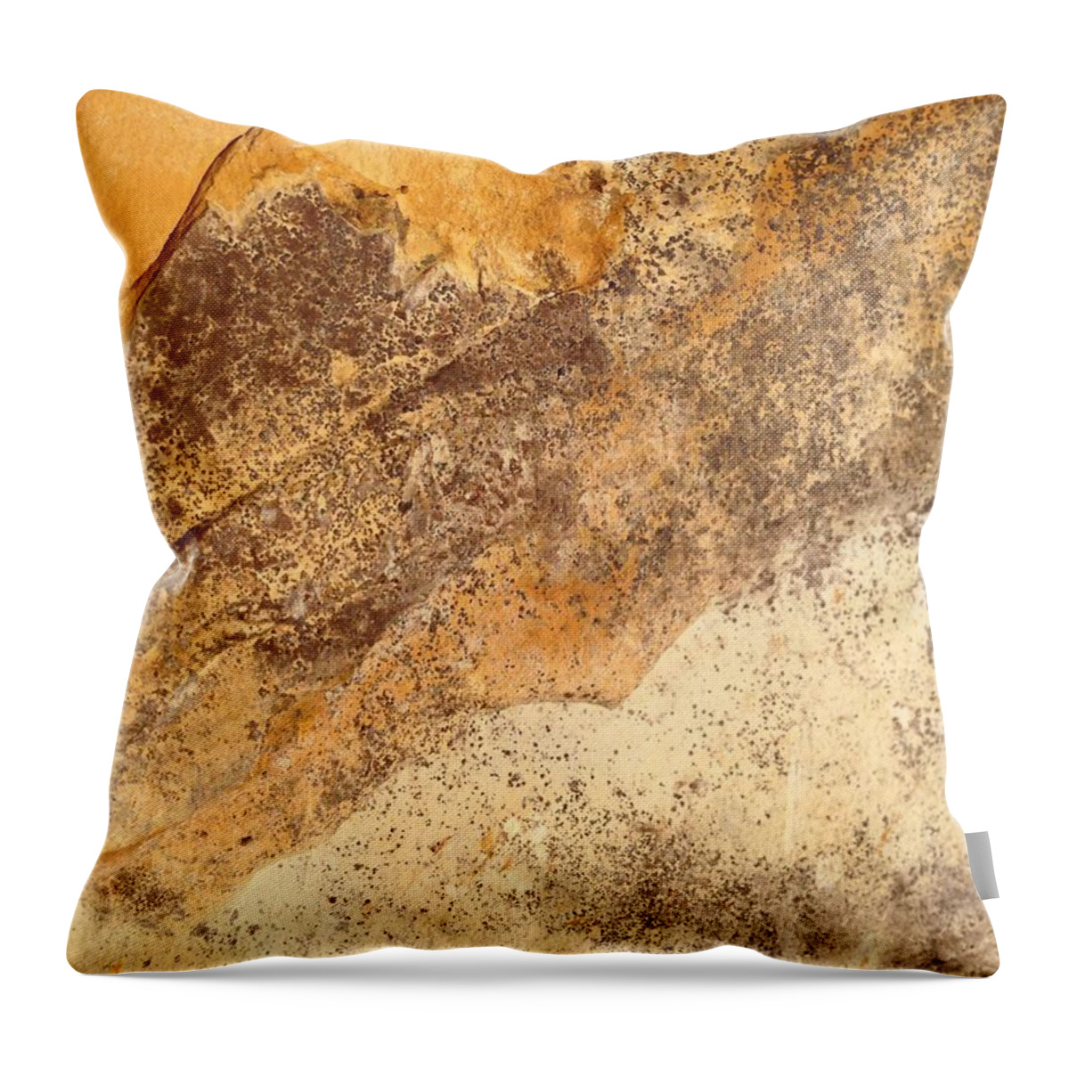 Rock Throw Pillow featuring the photograph Rockscape 7 by Linda Bailey
