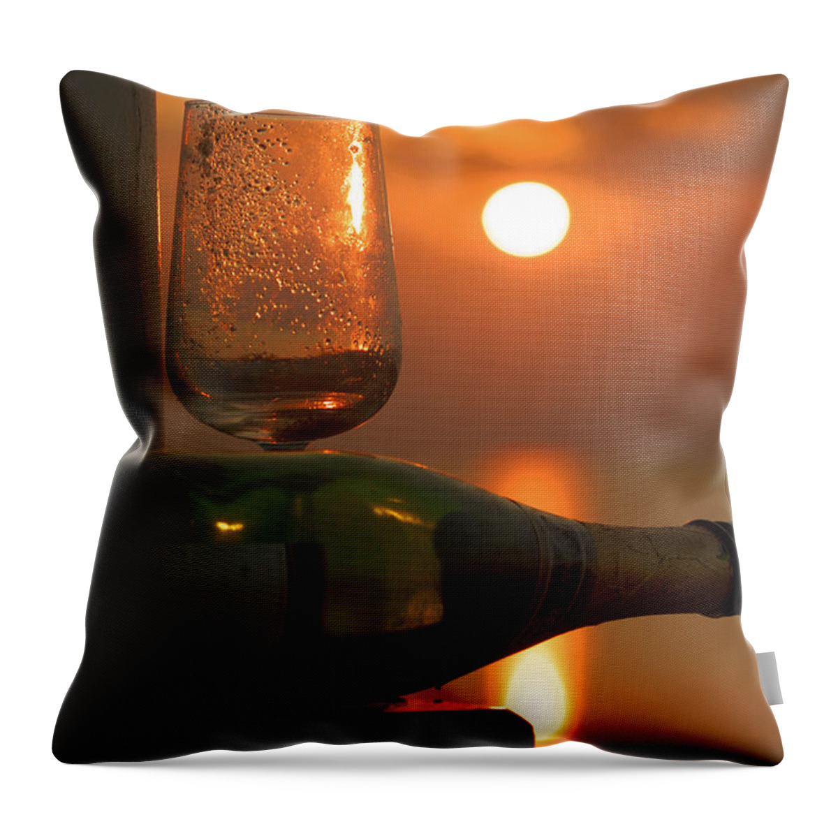 Sun Throw Pillow featuring the photograph Romance by Leticia Latocki