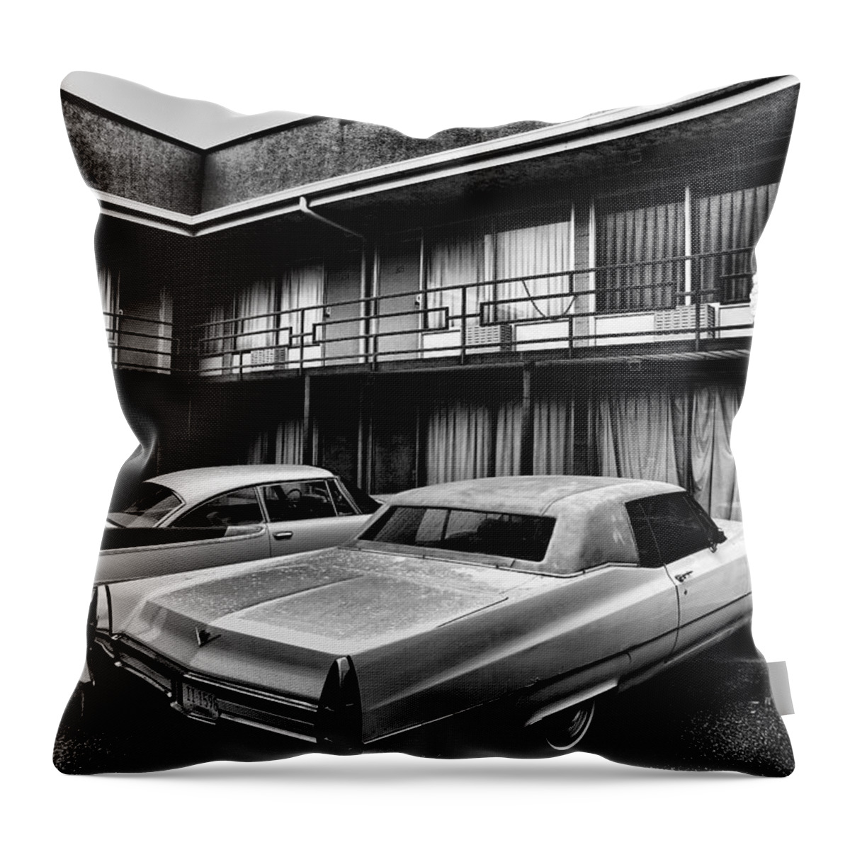 Memphis Throw Pillow featuring the photograph Room 306 at the Lorraine Hotel by Stephen Stookey
