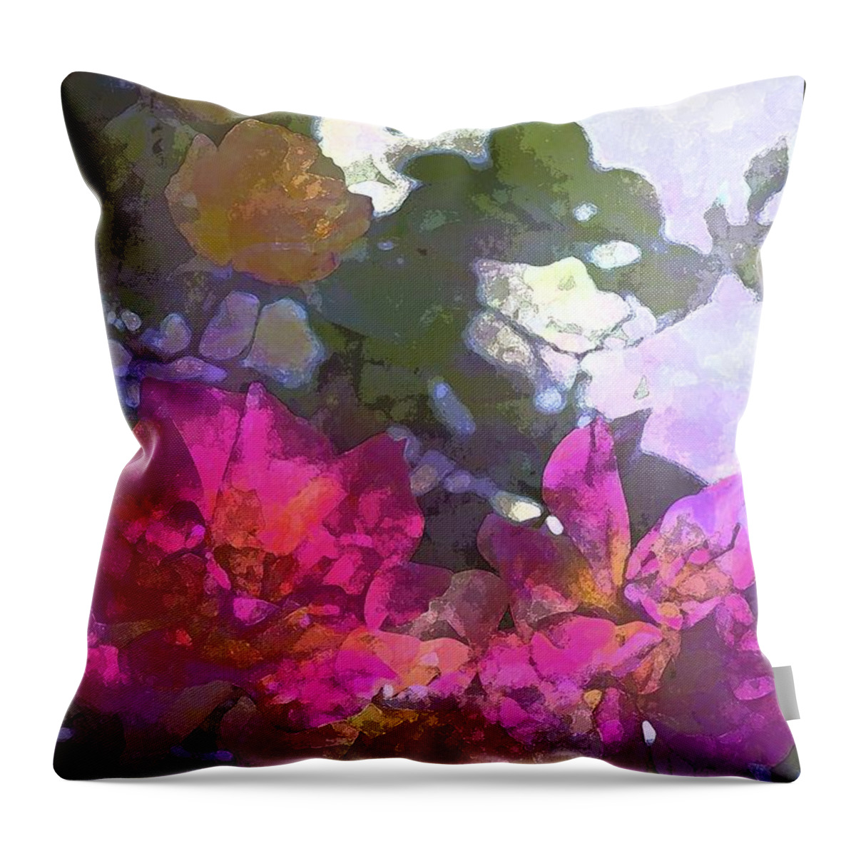 Floral Throw Pillow featuring the photograph Rose 206 by Pamela Cooper