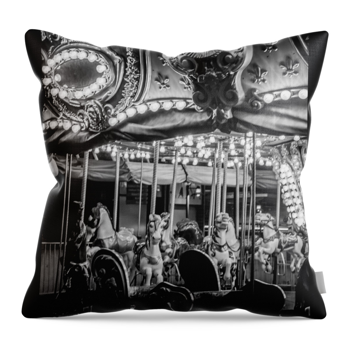 2008 Throw Pillow featuring the photograph Round We Go by Melinda Ledsome