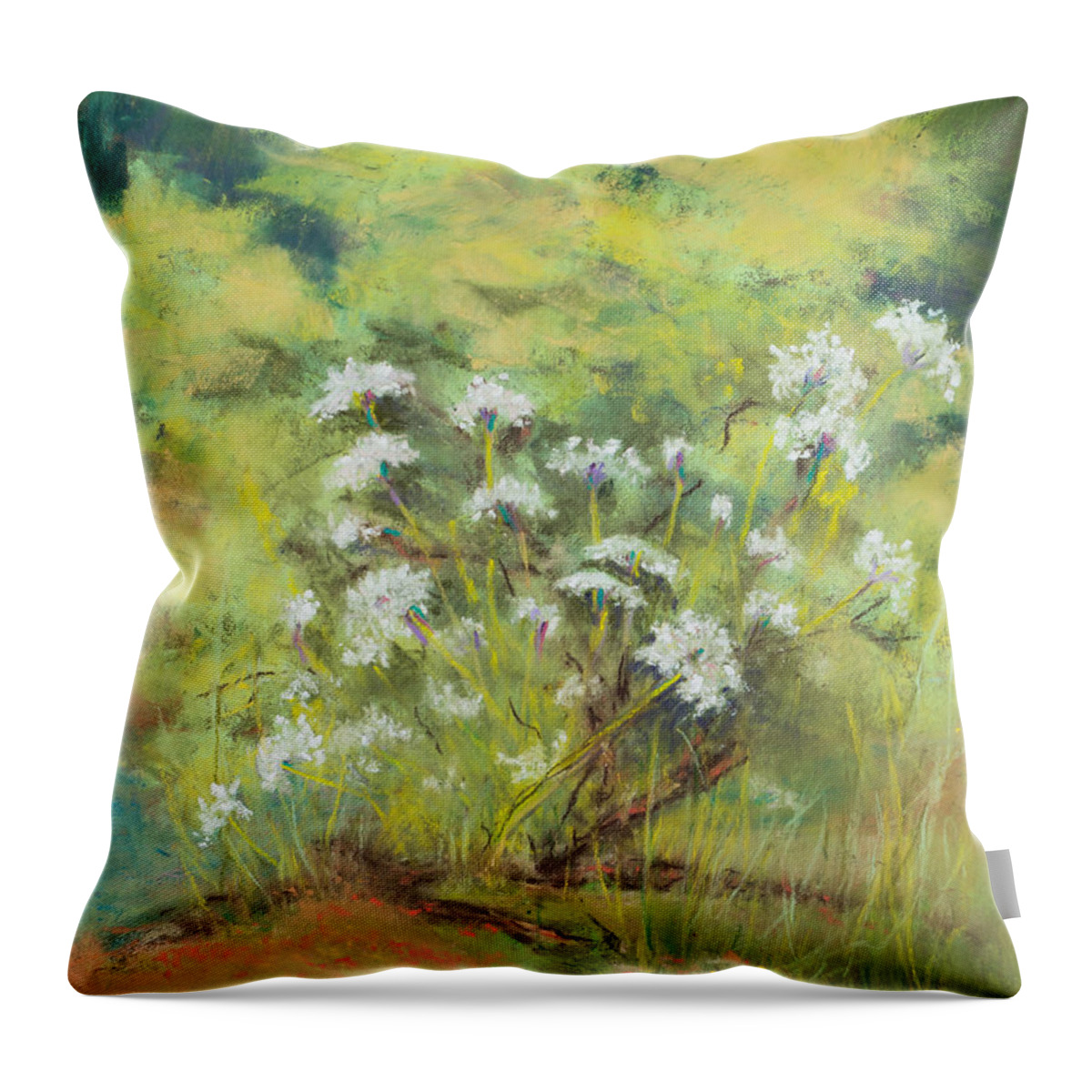 Pastel Throw Pillow featuring the painting Royalty by Lee Beuther
