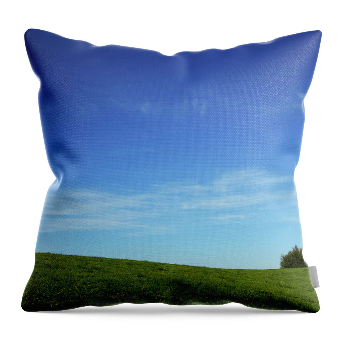 Scenics Throw Pillow featuring the photograph Rural Landscape, Bavaria, Germany by Hiroshi Higuchi