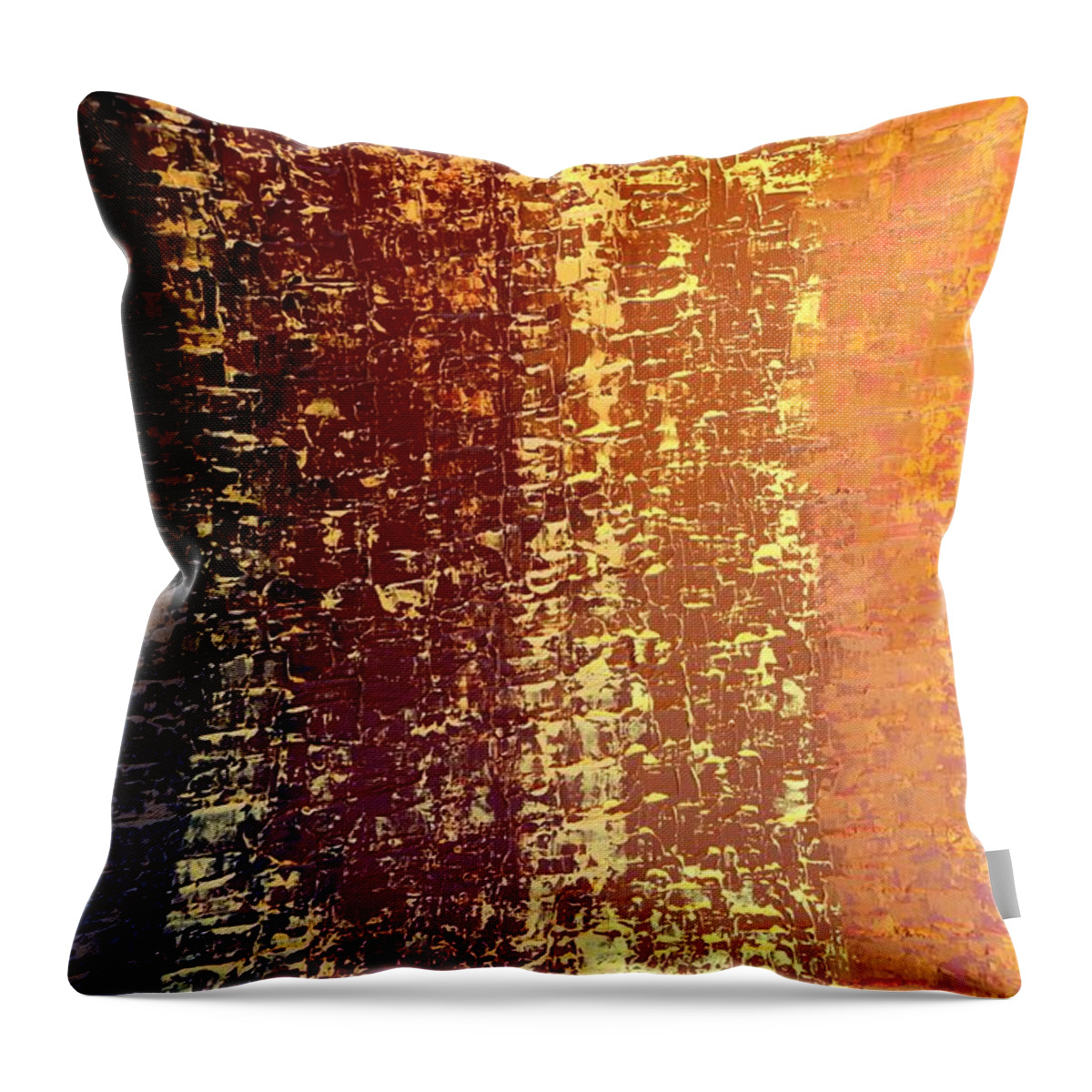 Rush Throw Pillow featuring the painting Rush Hour by Linda Bailey