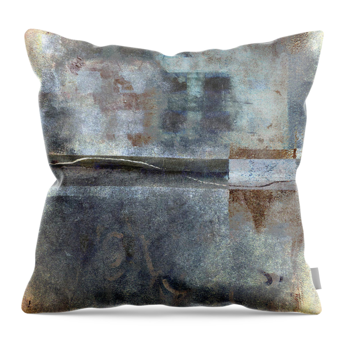 Rust Throw Pillow featuring the photograph Rust and Walls No. 1 by Carol Leigh