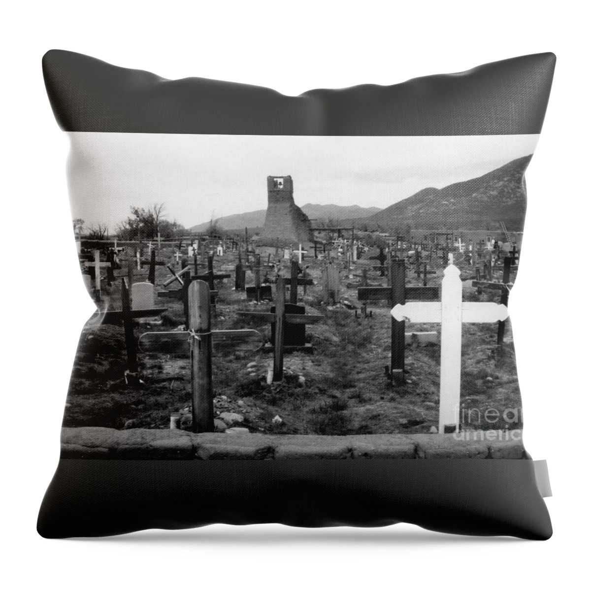 Cemetery Throw Pillow featuring the photograph Sacred Places by Crystal Nederman