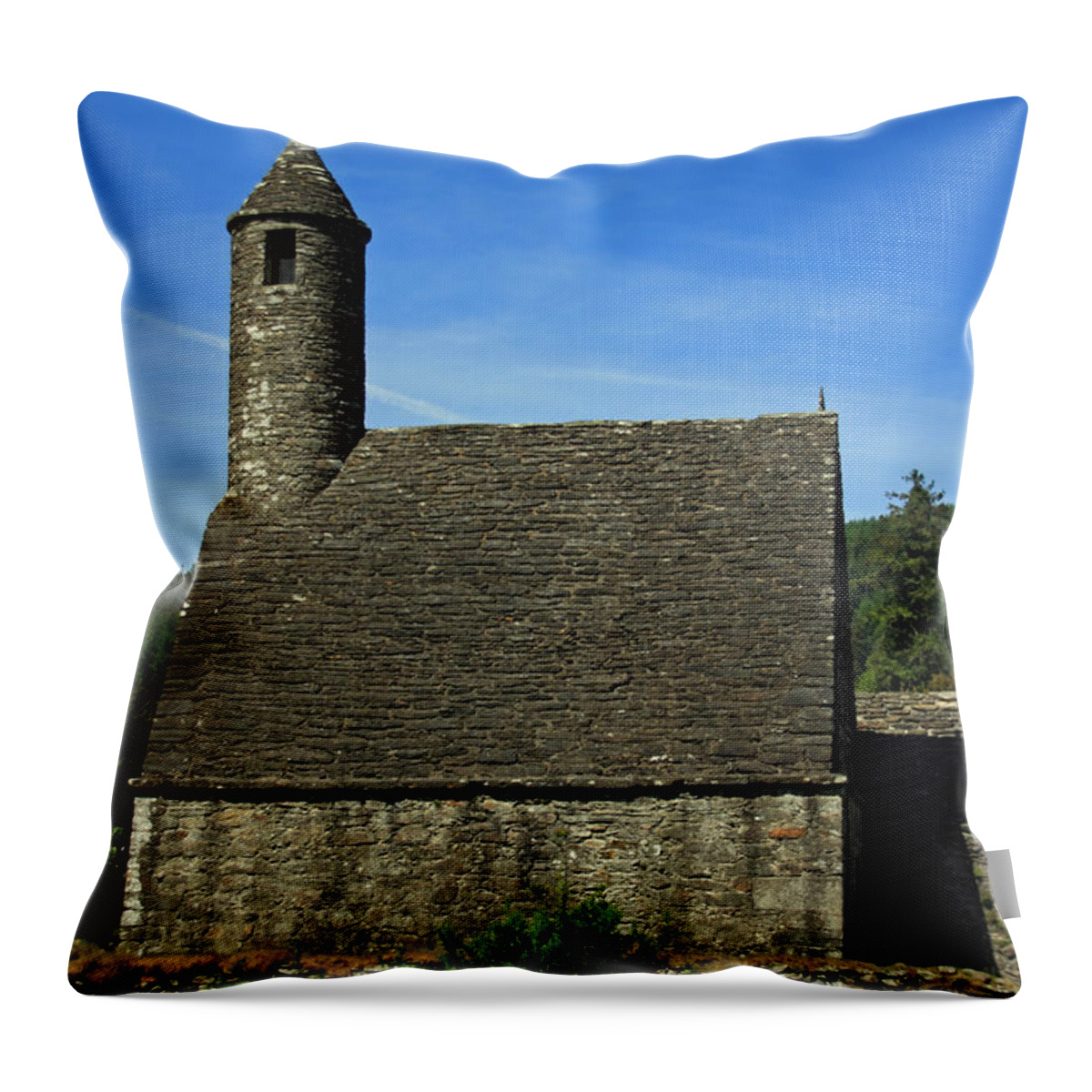 Ireland Throw Pillow featuring the photograph Saint Kevin's Church by Aidan Moran