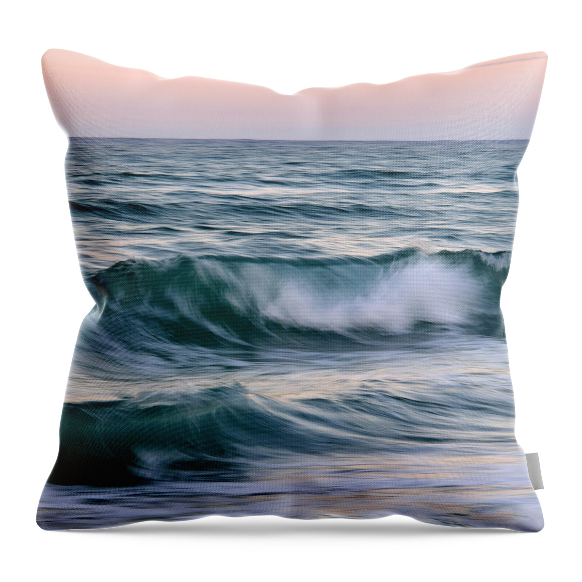 Ocean Throw Pillow featuring the photograph Salt Life Square by Laura Fasulo