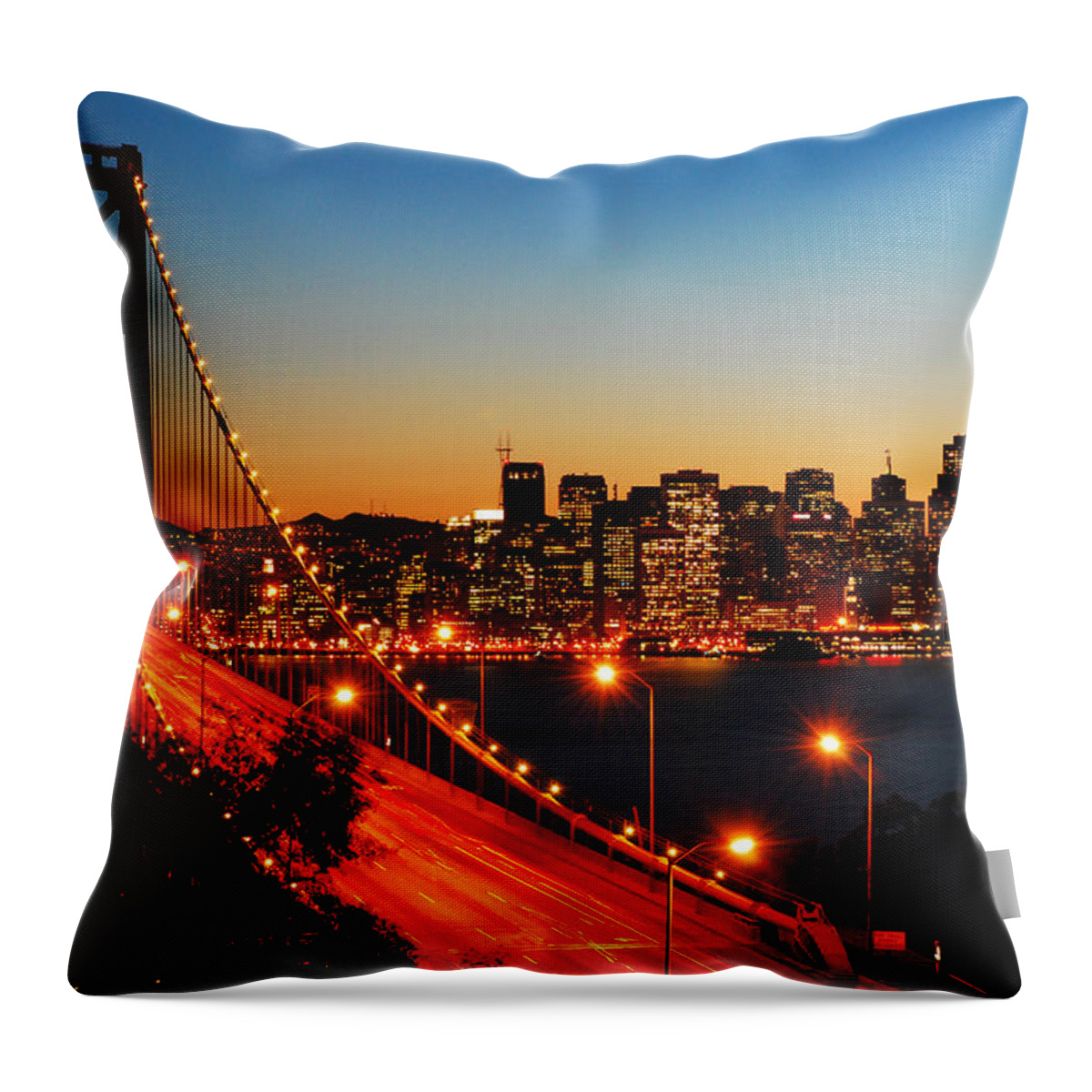 San Throw Pillow featuring the photograph The City by the Bay by James Kirkikis