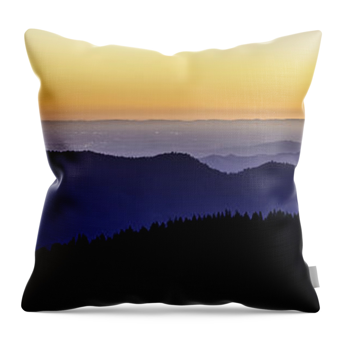 Central Valley Throw Pillow featuring the photograph San Joaquin Sunset by Matt Hammerstein