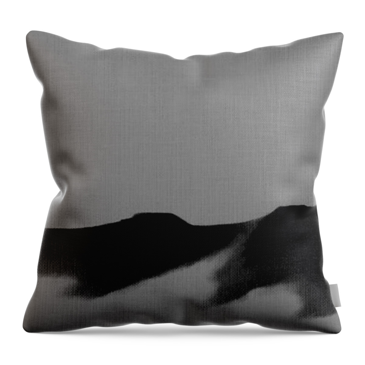  Throw Pillow featuring the painting Sand Drifts Number 5 by Diane Strain