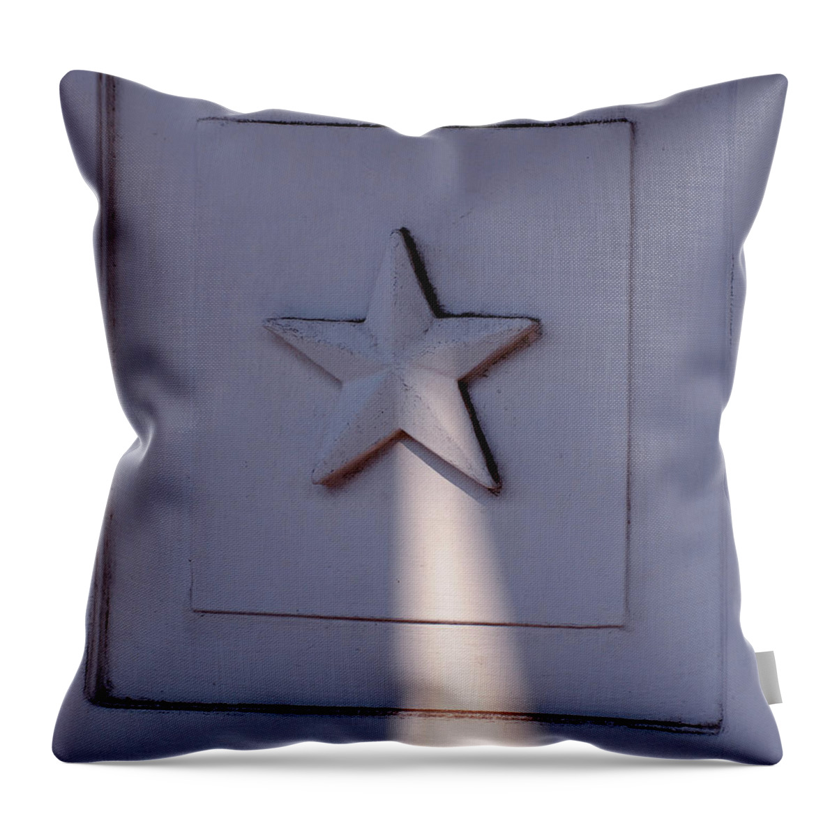 Star Throw Pillow featuring the photograph Santa Fe Star by Glory Ann Penington