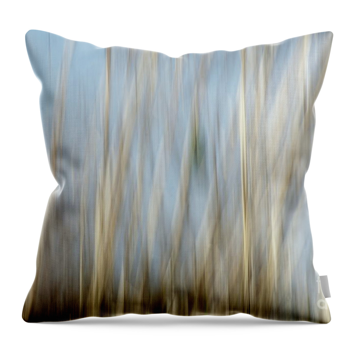 North Carolina Throw Pillow featuring the photograph Sawgrass in Motion by Benanne Stiens
