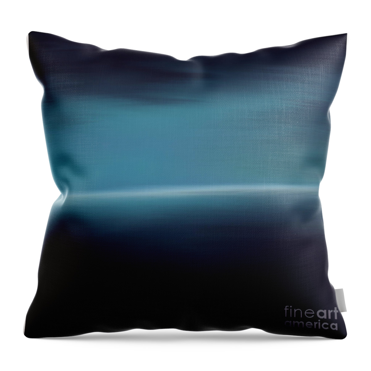 Sea Throw Pillow featuring the painting Sea of Light by Barefoot Bodeez Art