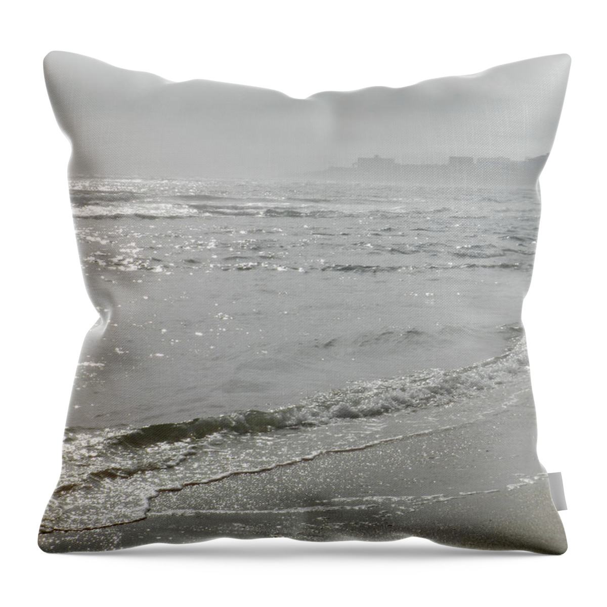 Sea Throw Pillow featuring the photograph Sea Sparkle by Deborah Ferree