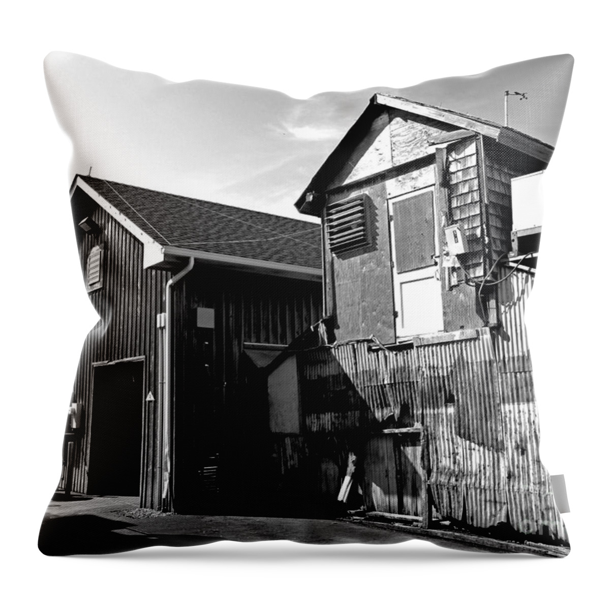 Lbi Throw Pillow featuring the photograph Seaport by Mark Miller