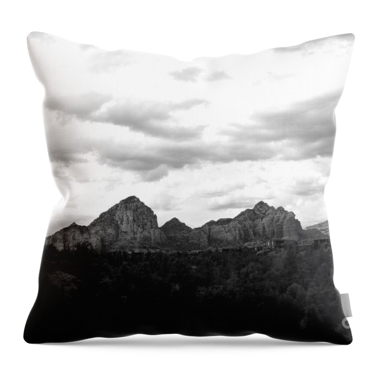  Throw Pillow featuring the photograph Sedonascape by Sharron Cuthbertson