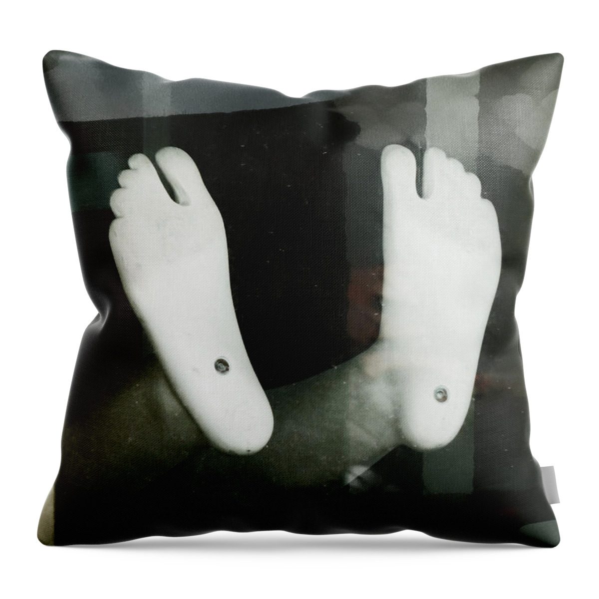 Mannequin Throw Pillow featuring the photograph Sex in the Workplace by Steve Taylor