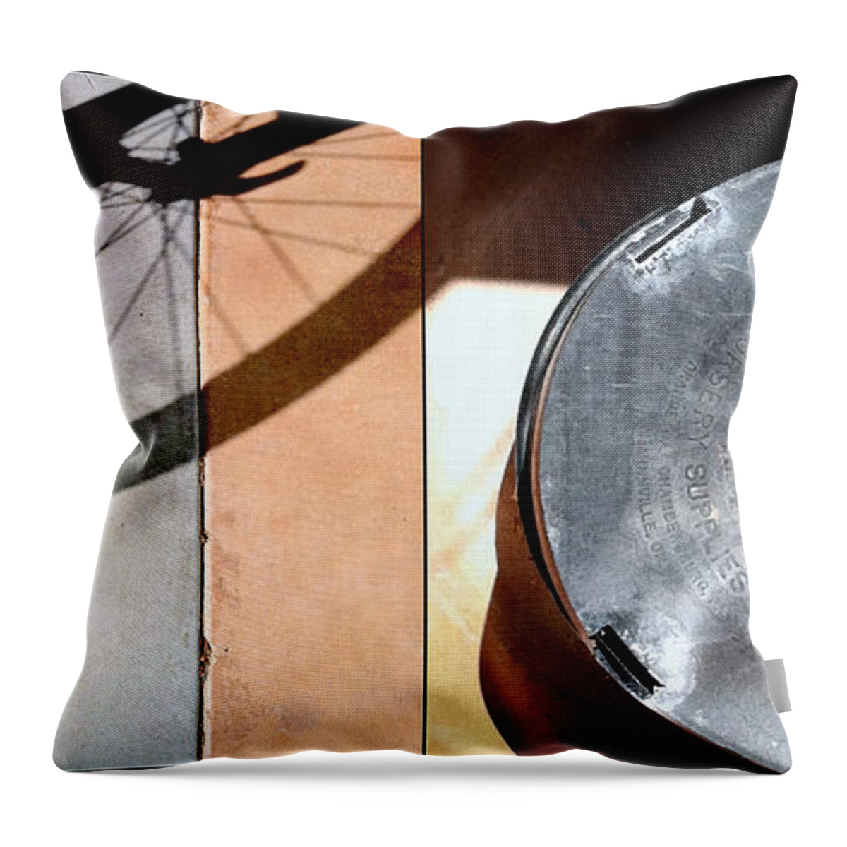 Shadows Throw Pillow featuring the photograph SHAD O's by Marlene Burns