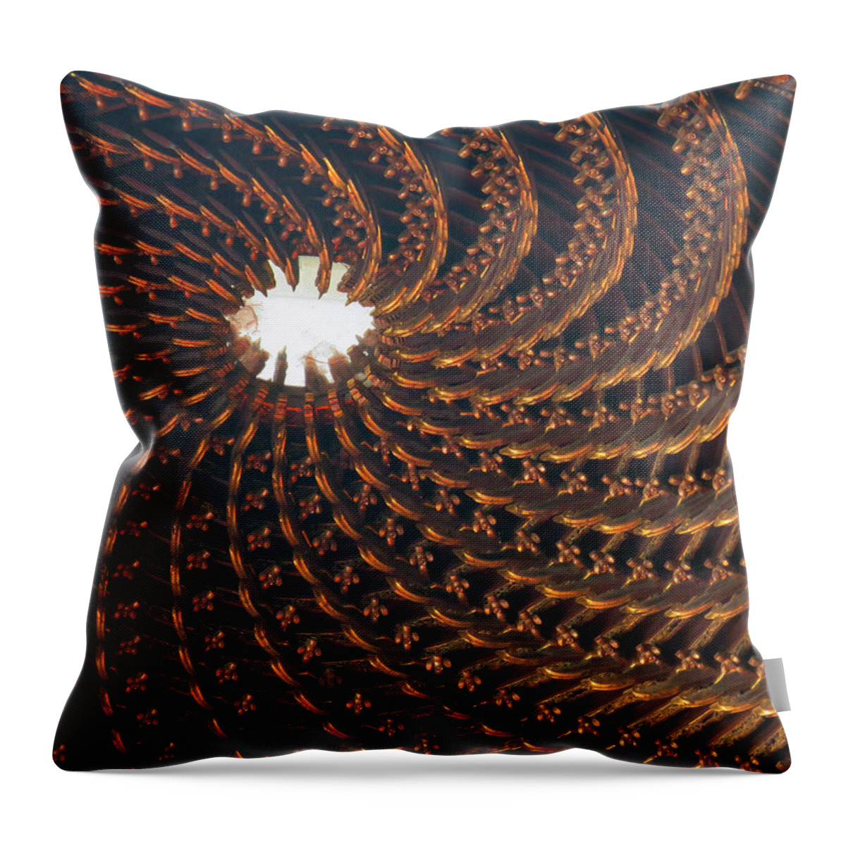 Abstract Throw Pillow featuring the photograph Shanghai Swirl by Rick Locke - Out of the Corner of My Eye