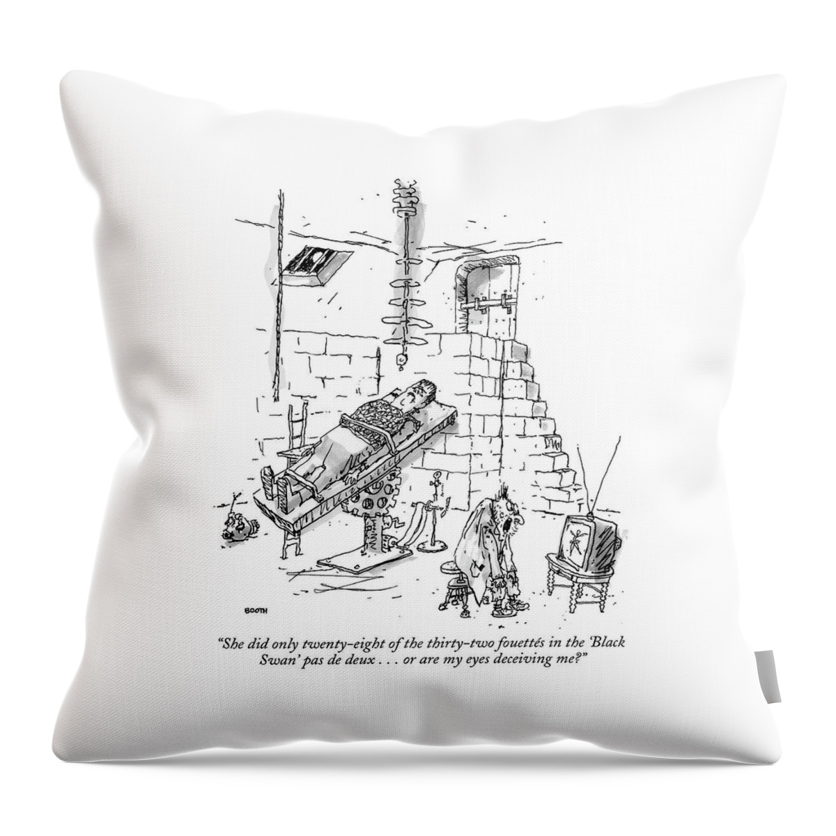 She Did Only Twenty-eight Of The Thirty-two Throw Pillow
