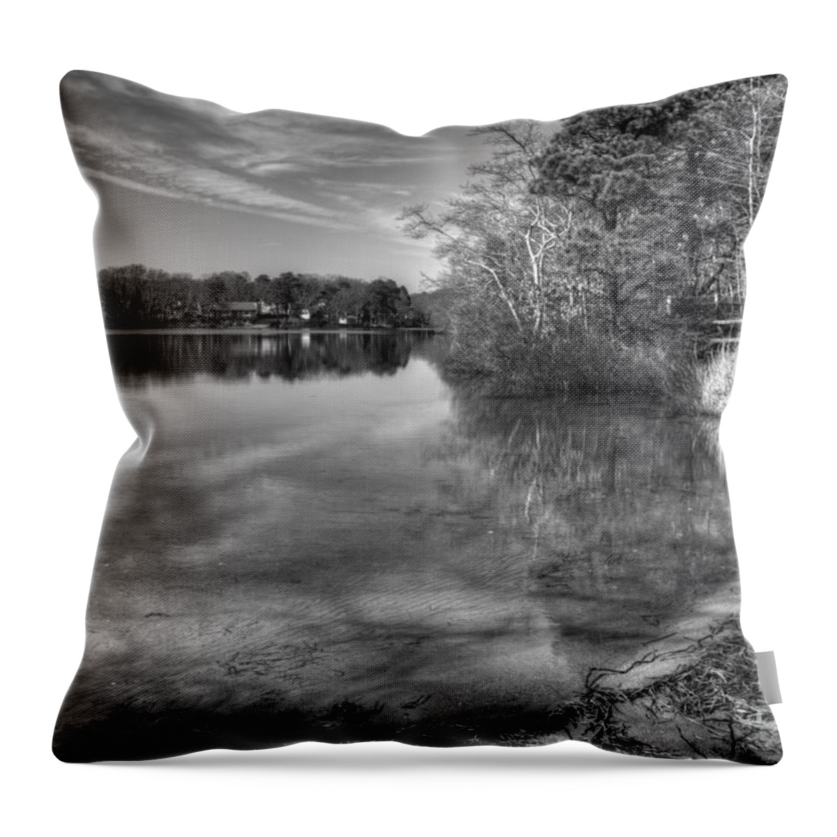 Shore Of Serenity Throw Pillow featuring the photograph Shore of Serenity by Michelle Constantine