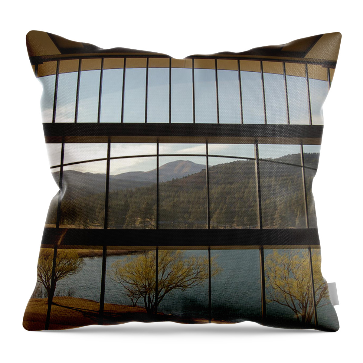 Dakota Throw Pillow featuring the photograph Sierra Blanca Peak by Greni Graph