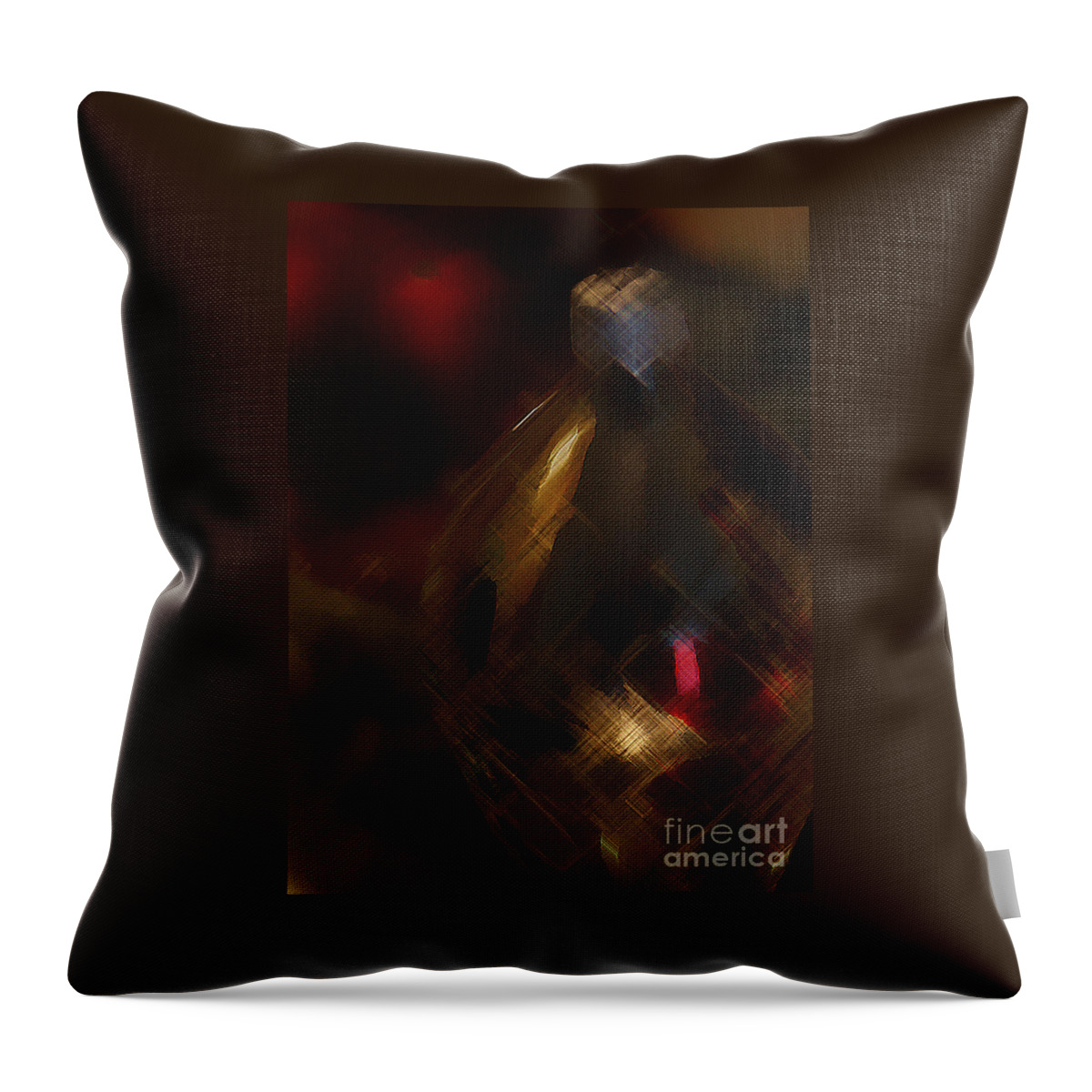 Christmas Throw Pillow featuring the photograph Silver and Gold by Linda Shafer