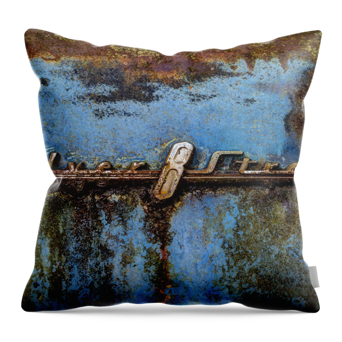 1950 Throw Pillow featuring the photograph Silver Streak by Debra and Dave Vanderlaan