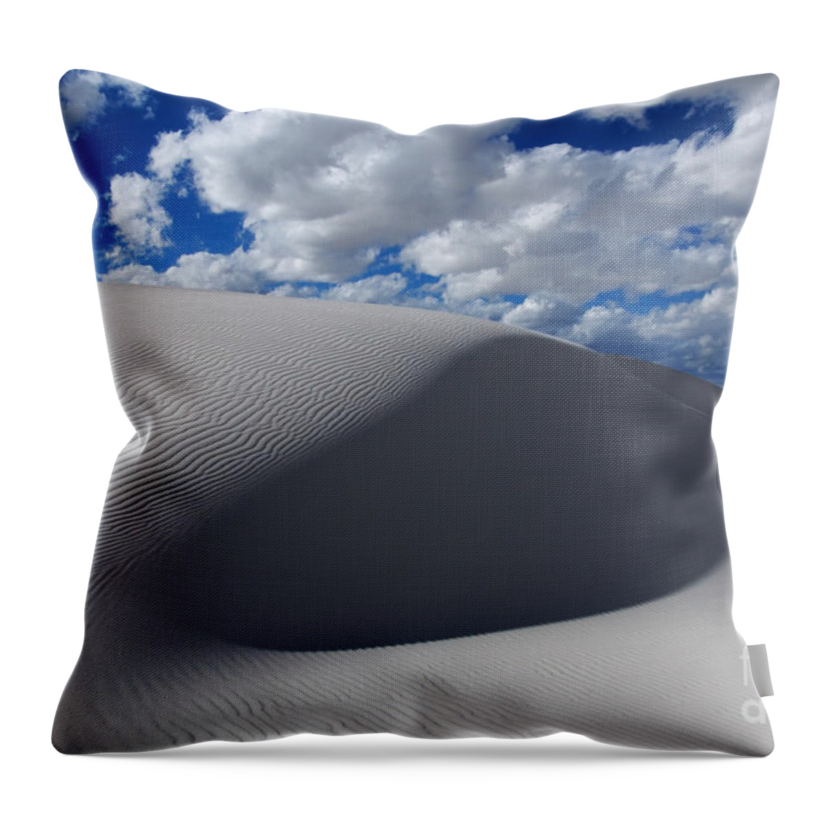 White Sands Throw Pillow featuring the photograph Simply Enchanted by Vivian Christopher