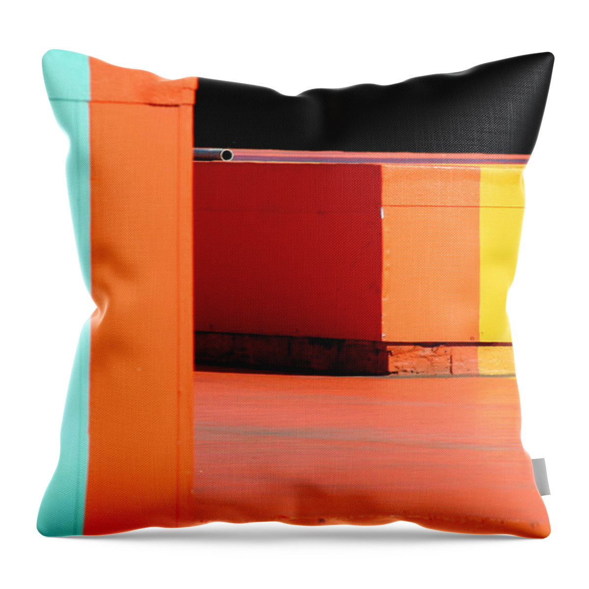 London Throw Pillow featuring the photograph Site D3 by A Rey