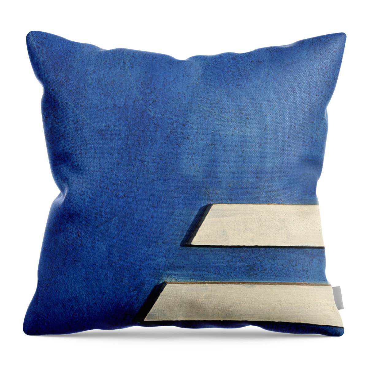 Abstract Throw Pillow featuring the photograph SKC 0304 Parallel Paths by Sunil Kapadia