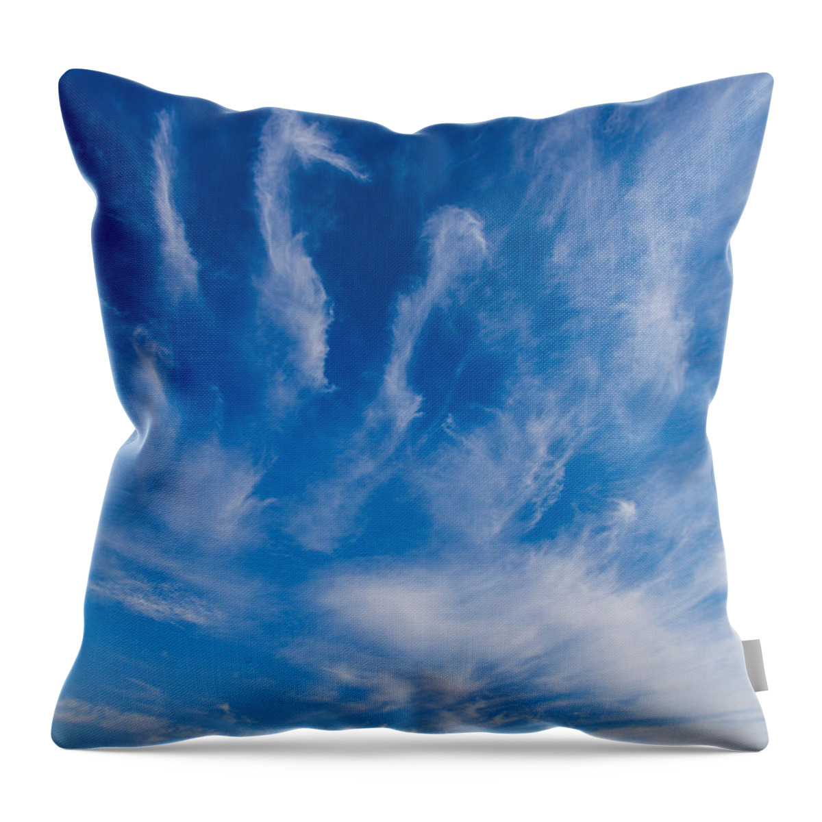 Holland Throw Pillow featuring the photograph Sky spirits by Casper Cammeraat