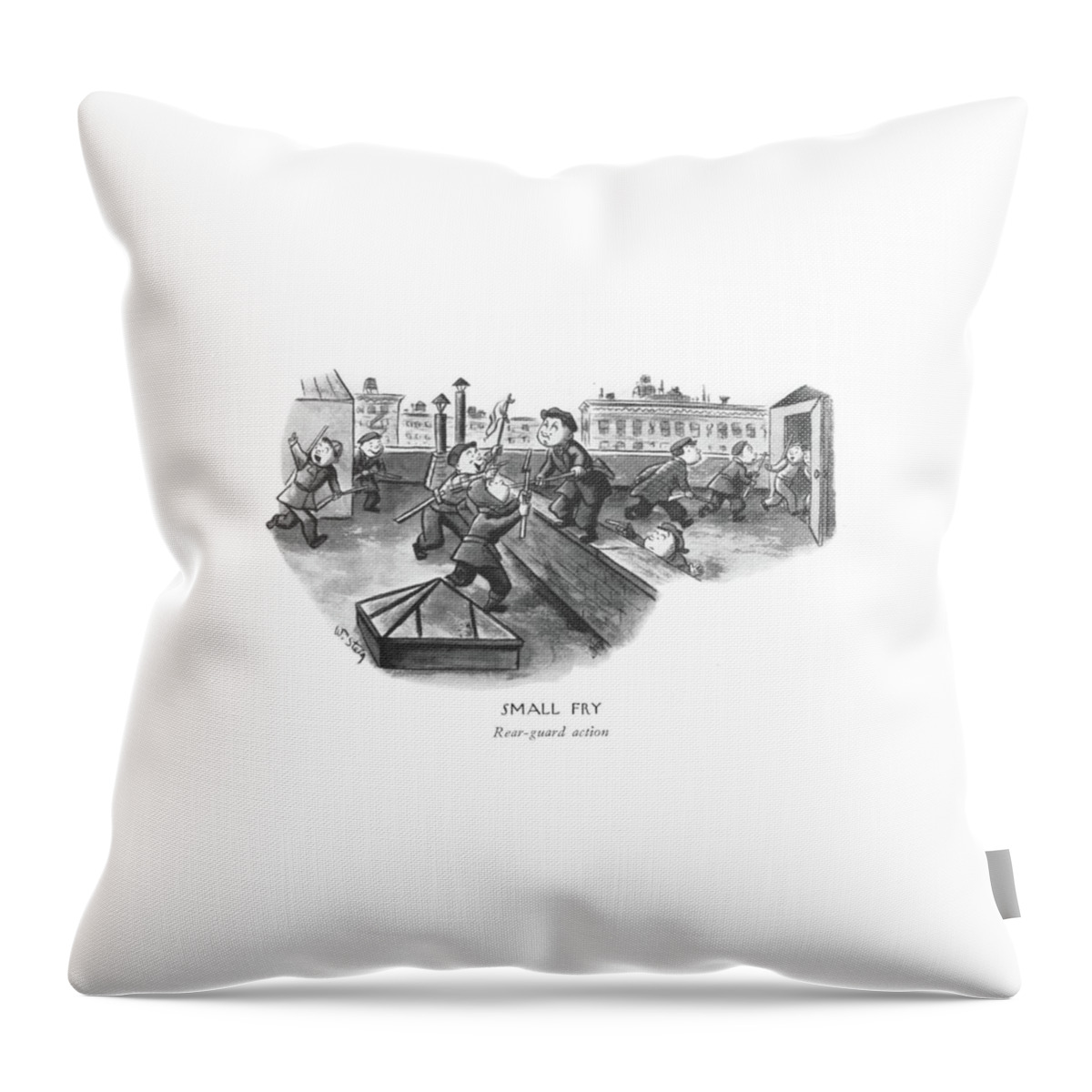 Small Fry
Rear-guard Action Throw Pillow