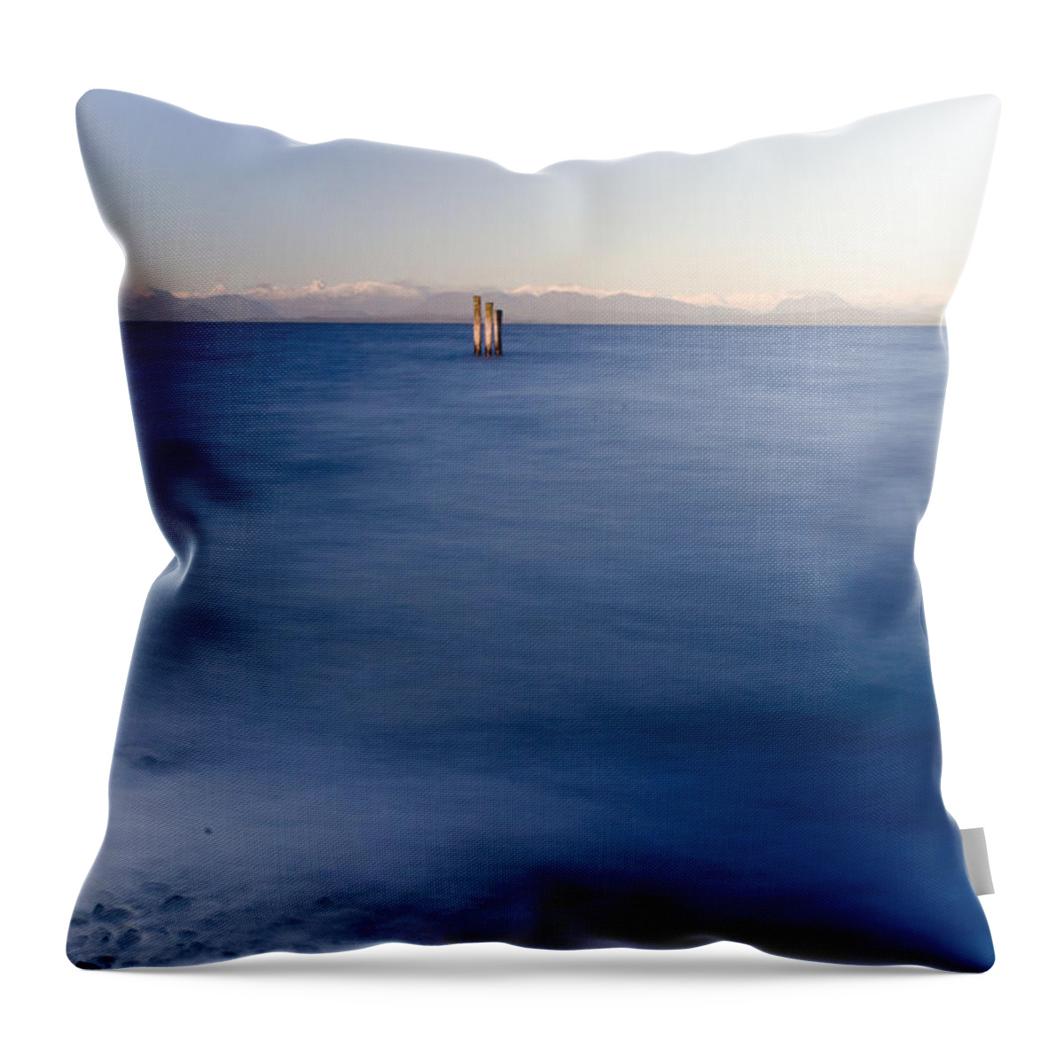 Smooth Throw Pillow featuring the photograph Smooth by Kathy Paynter