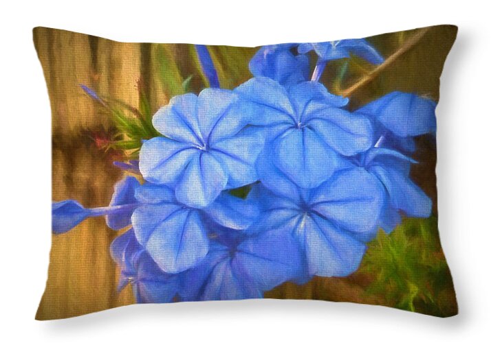 Art Prints Throw Pillow featuring the photograph Soft Cluster by Dave Bosse
