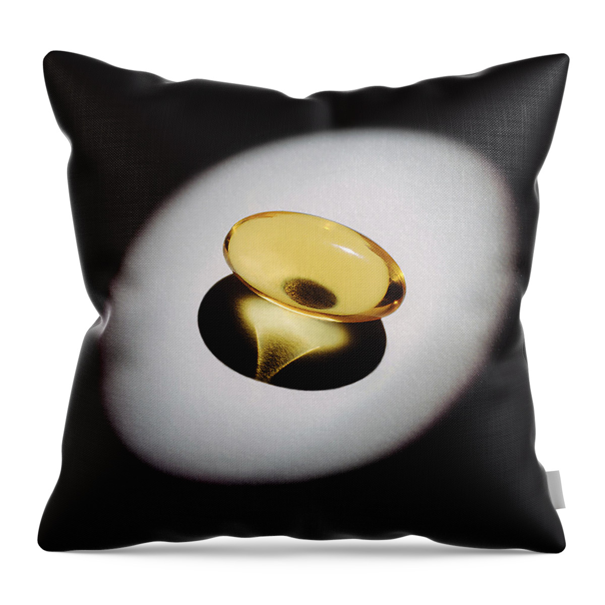Soft Gel Print Throw Pillow featuring the photograph Softgel by Dolores Kaufman