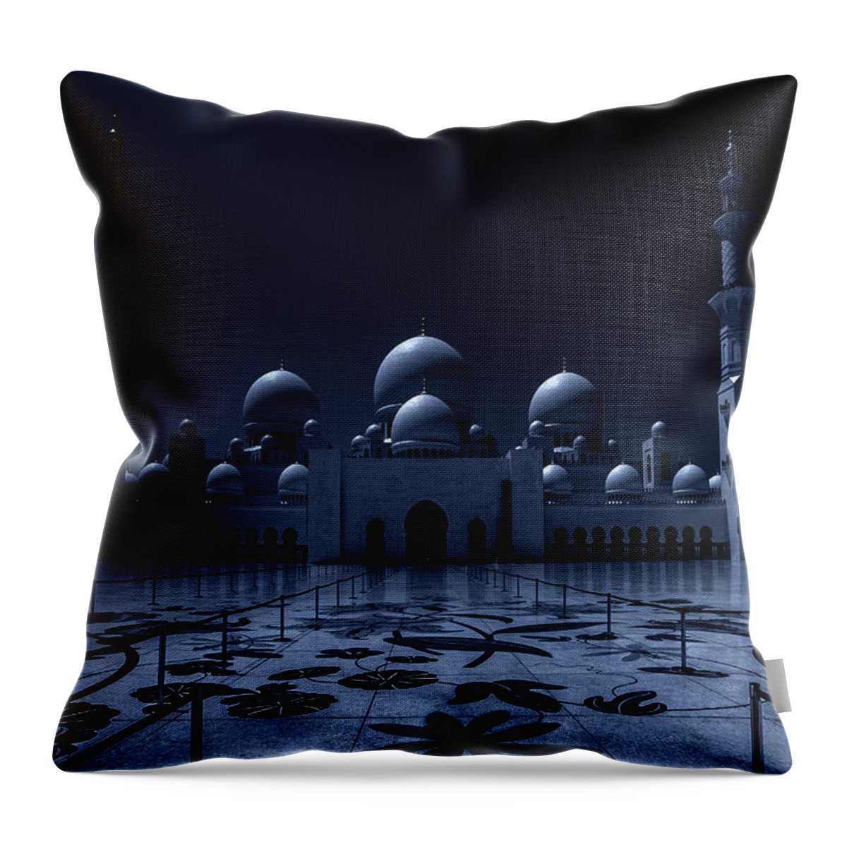 Arch Throw Pillow featuring the photograph Sognamo Insieme by Moonlight