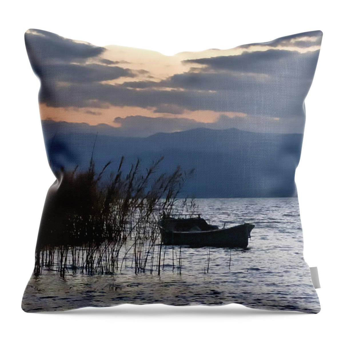 Solitude Throw Pillow featuring the photograph Solitude by Phyllis Taylor