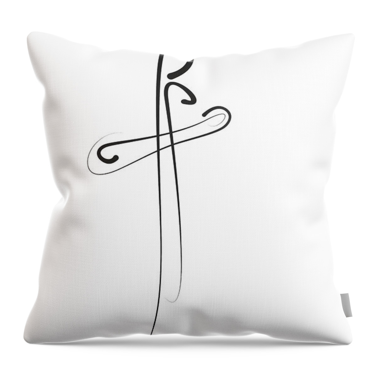 Thought Throw Pillow featuring the digital art Son of God by Pal Szeplaky