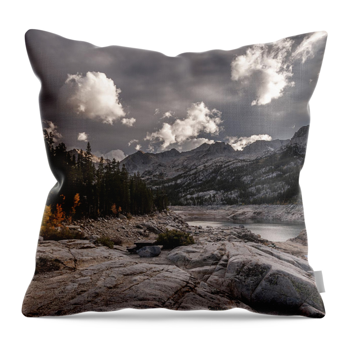 California Throw Pillow featuring the photograph South Lake by Cat Connor