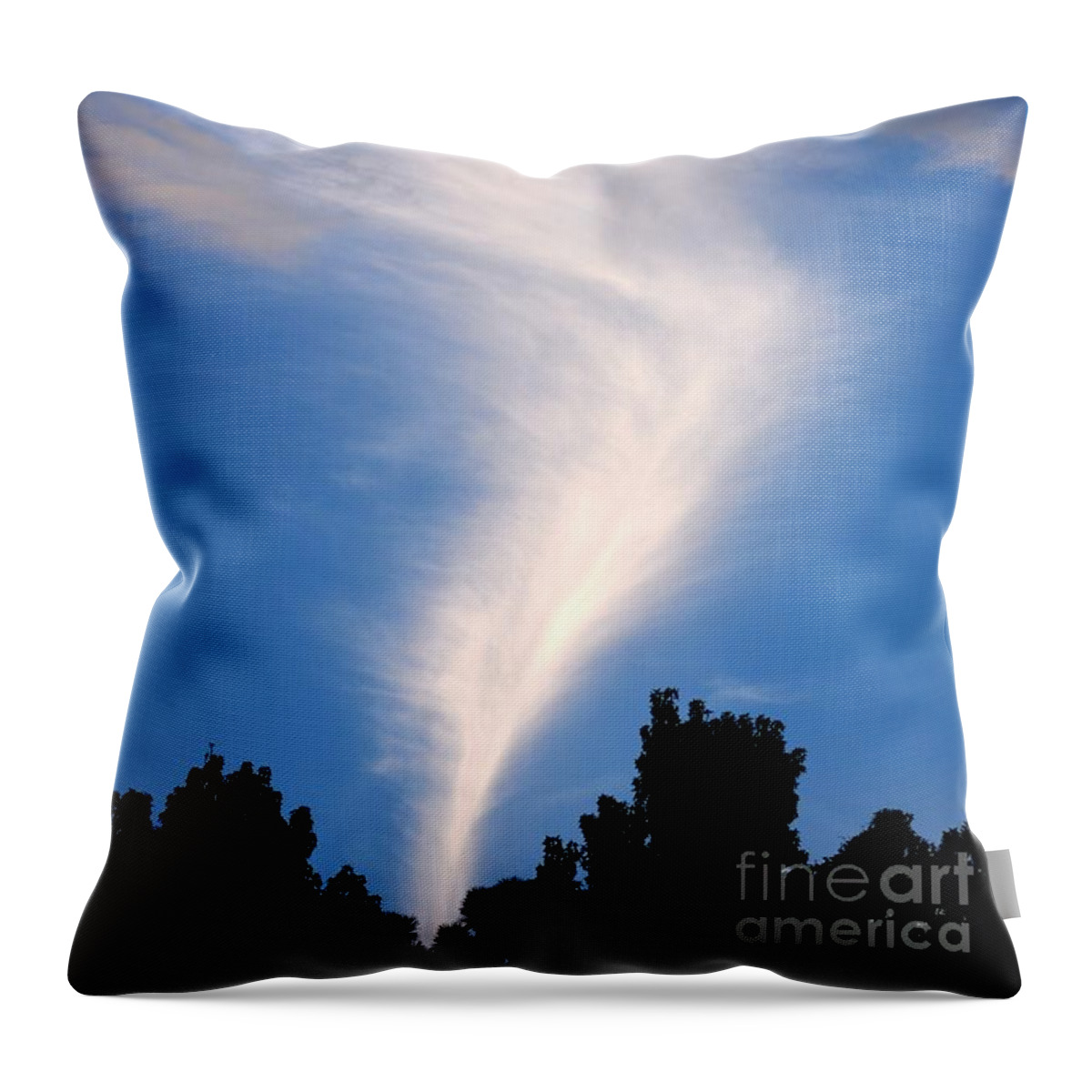 Sunset Throw Pillow featuring the photograph Spectacular Show 2 by Tamara Michael