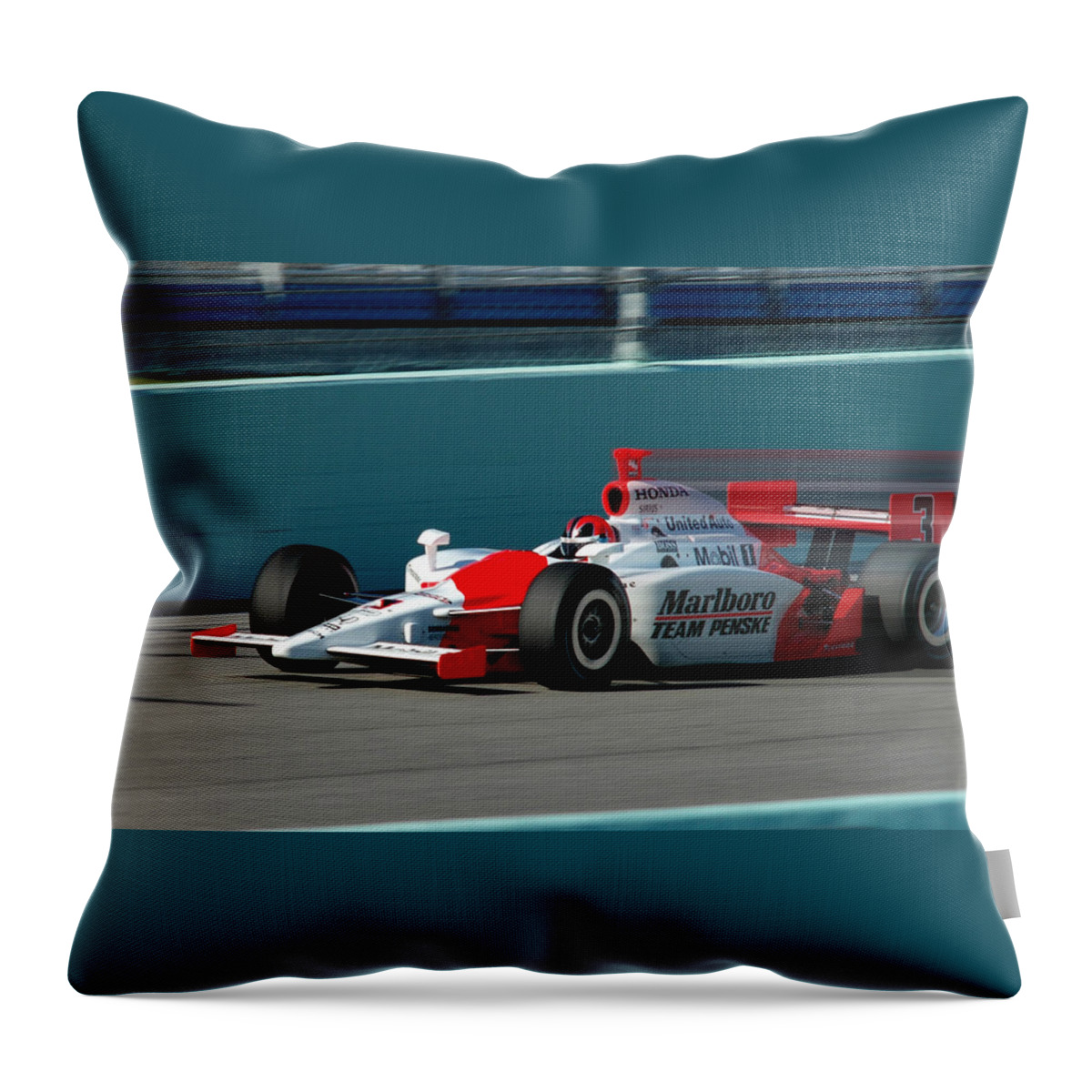 Cars Throw Pillow featuring the photograph Speed Indy by Kevin Cable