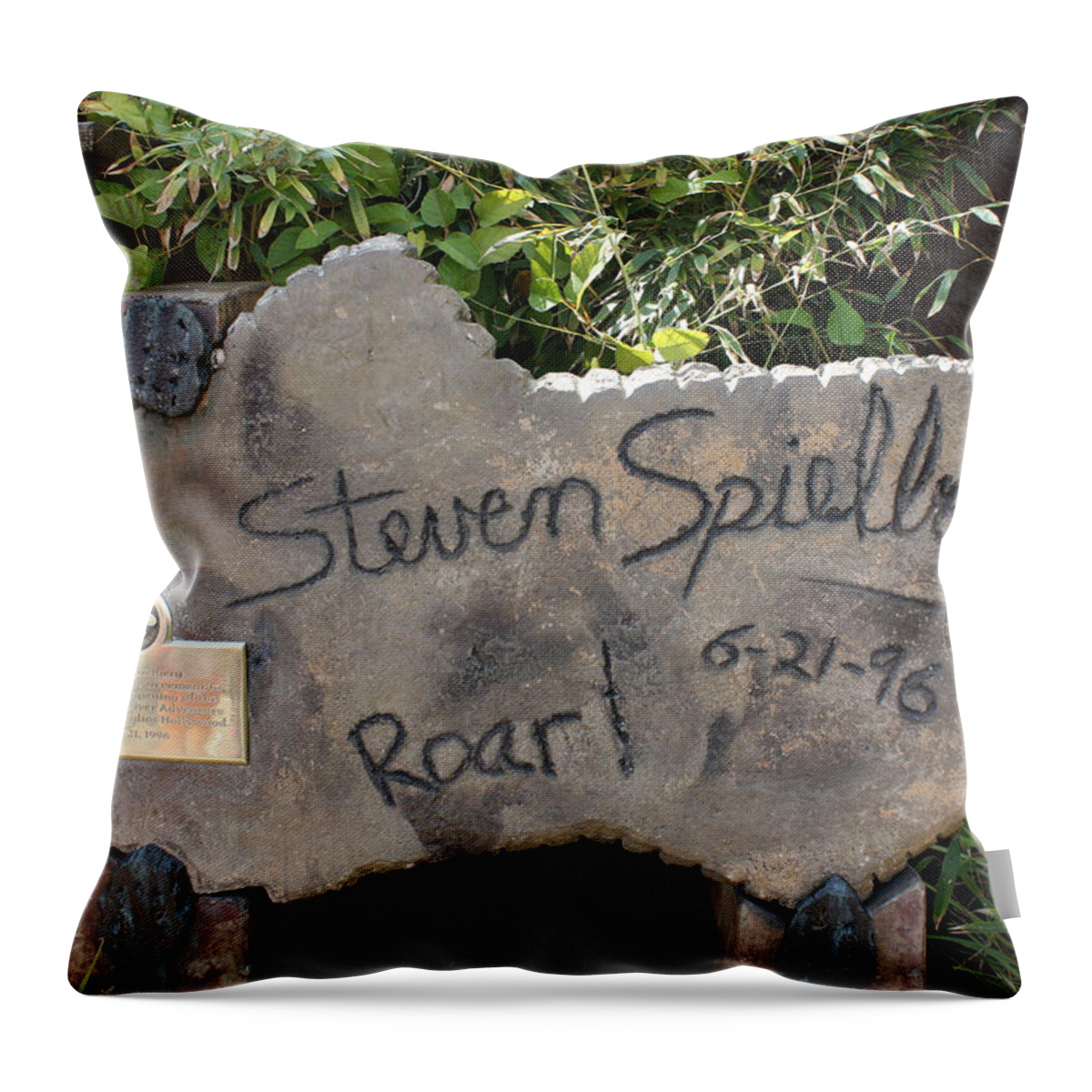 Universal Studios Throw Pillow featuring the photograph Spielberg's Ride by David Nicholls