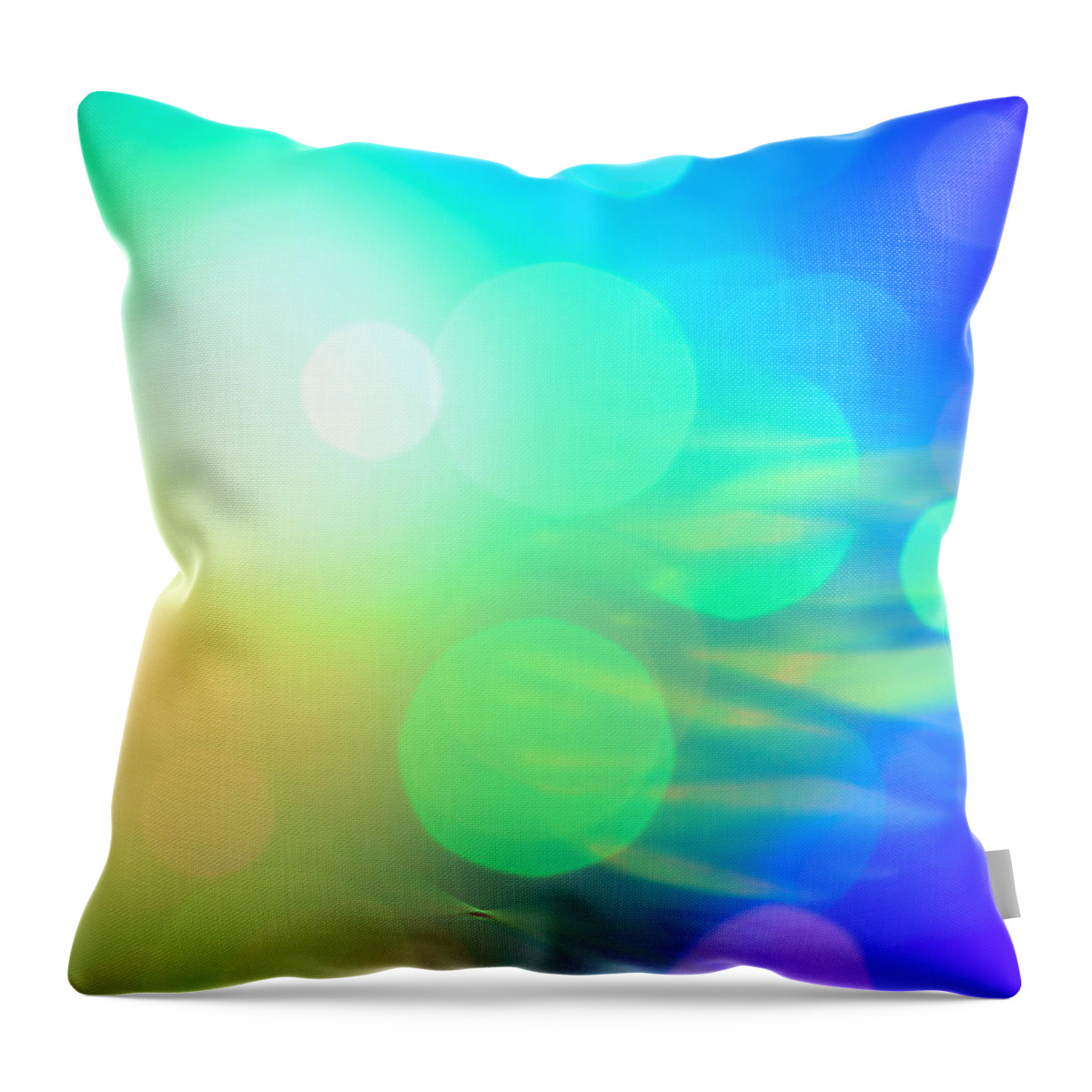 Abstract Throw Pillow featuring the photograph Spirit in the Sky by Dazzle Zazz