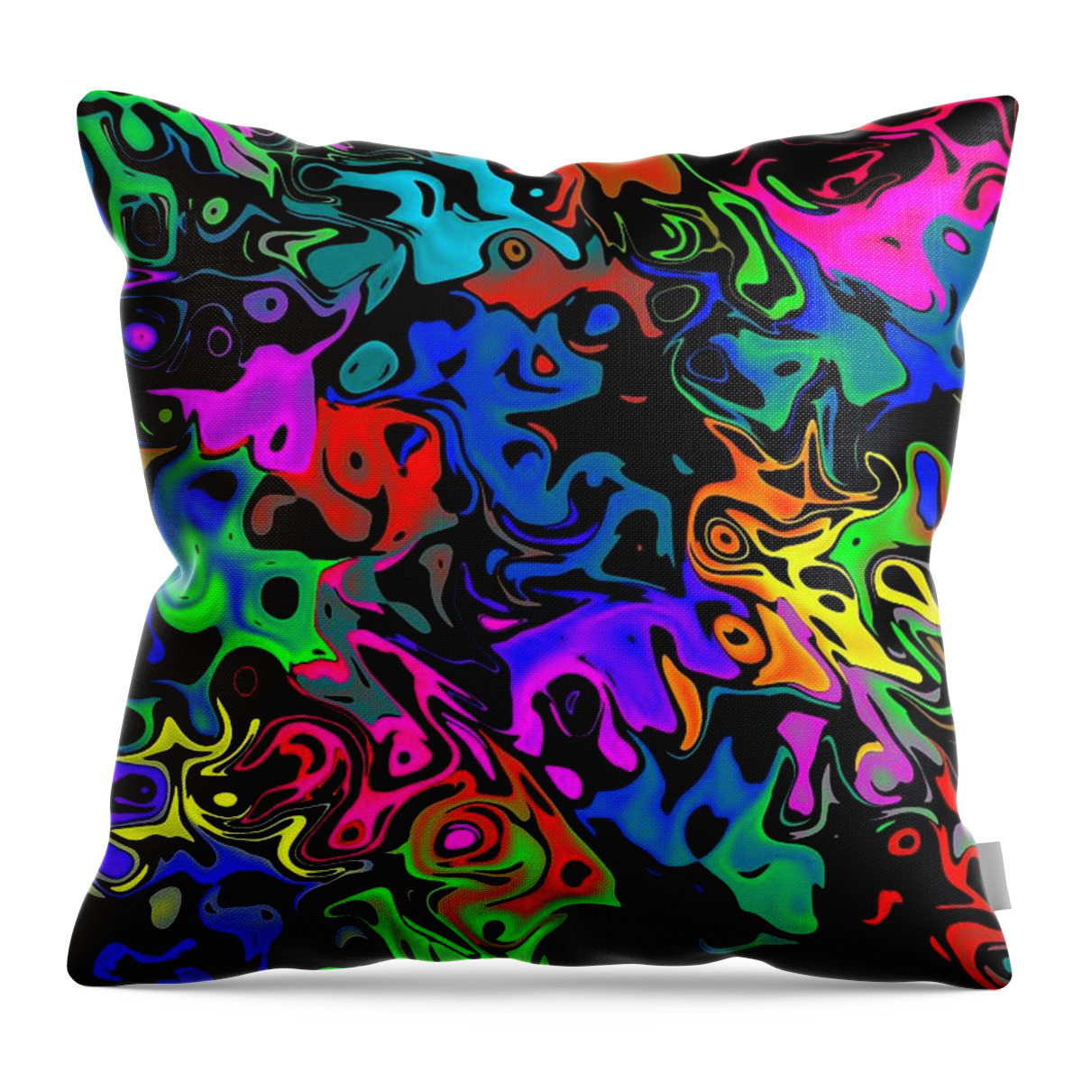 Colourful Throw Pillow featuring the photograph Spooks by Mark Blauhoefer