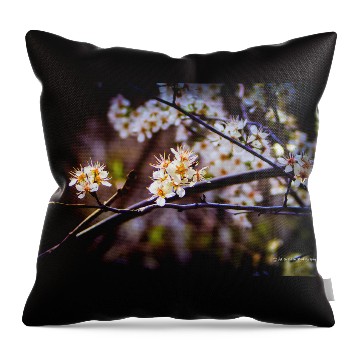 Spring Buds Throw Pillow featuring the photograph Spring Returns 2 by Al Griffin