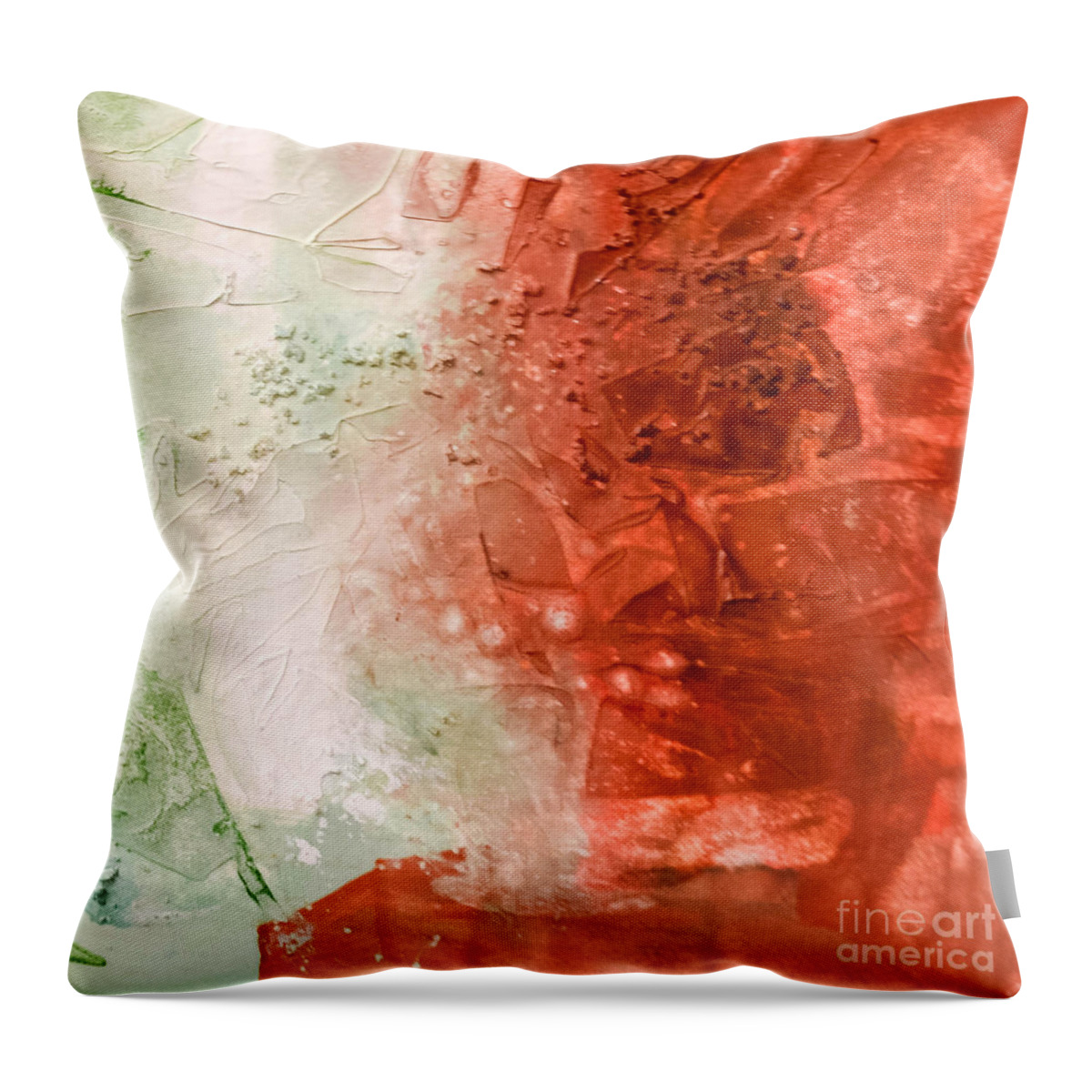 Square Throw Pillow featuring the photograph Square Series - Earth 1 by Andrea Anderegg
